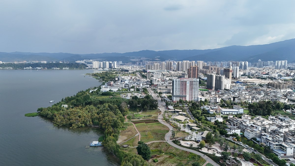 大理下关与洱海航拍